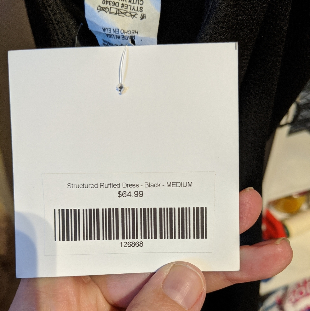 Structured Ruffle Dress - Picture 5 of 5